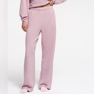 SKIMS Cotton Tee & Wide Leg Sweatpants